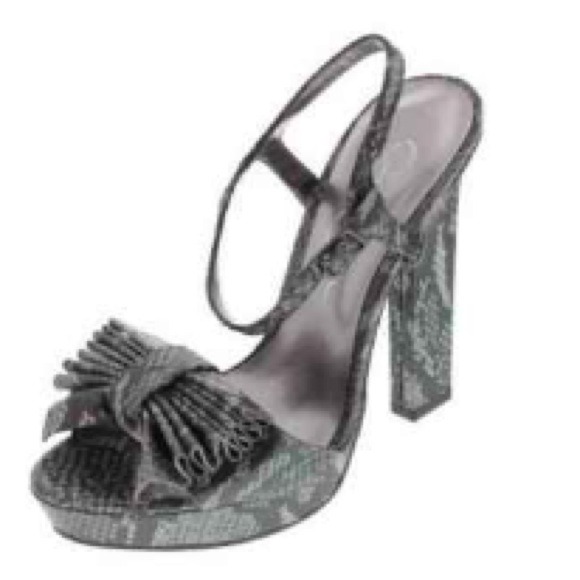 Jessica Simpson animal print heels