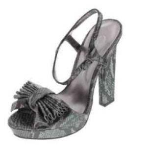 Jessica Simpson animal print heels