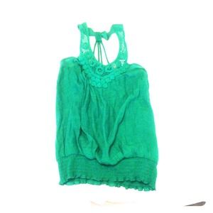 Green tank top