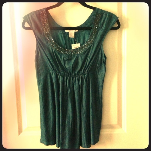 🌟Reduced!🌟Dark Teal Scoop Neck Top