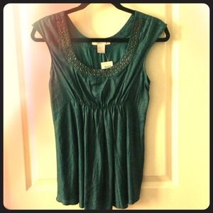 🌟Reduced!🌟Dark Teal Scoop Neck Top