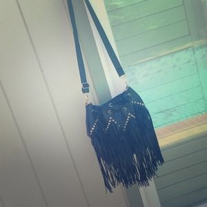 ✨SOLD✨Tassel and Stud Crossbody bag