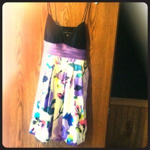 Satin summer dress