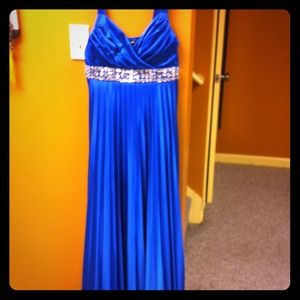 Beautiful floor length blue gown