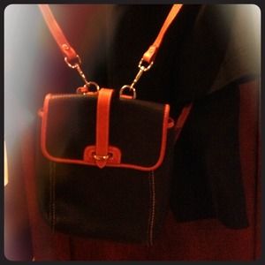 REDUCED!!  Dooney & Bourke Black Leather Backpack!