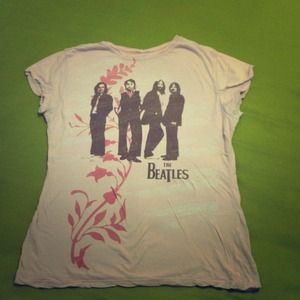 Pink Beatles baby doll shirt!