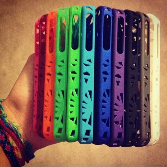 Black and purple iPhone case