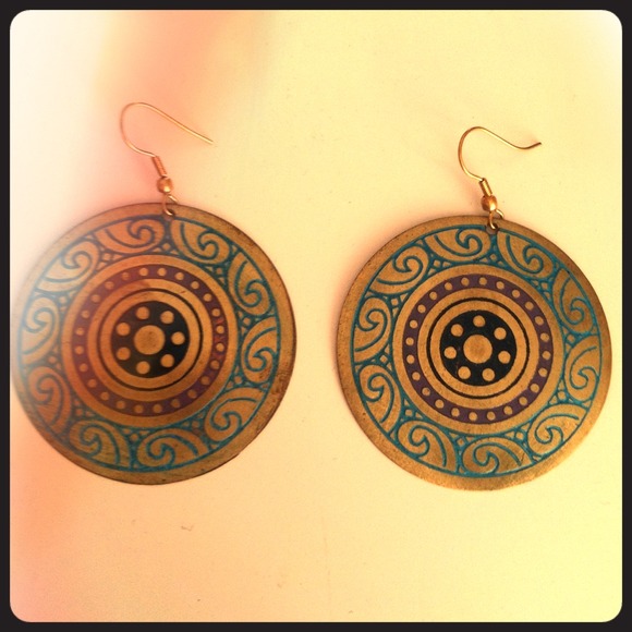 Aztec earrings