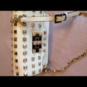New Valentino Rockstud Studded Mini Leather Bag