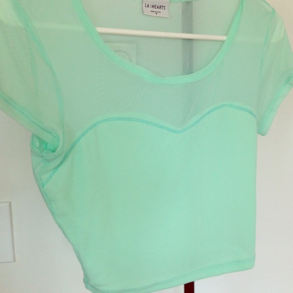 Mint crop top nwot