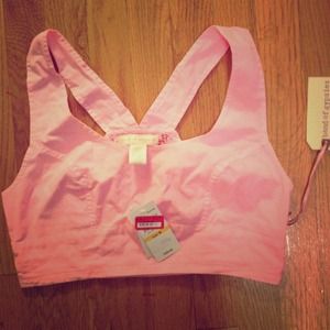 BRAND NEW Hot pink crop top NWT
