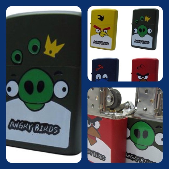 🚨COLLECTORS🐉 ANGRY BIRDS LIGHTERS/ZIPPOS!🚨 🐉🐥