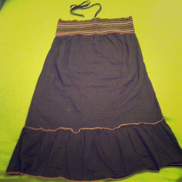 Brown tub top dress!