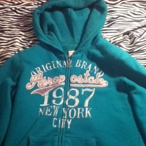 Heavy duty green sweatshirt