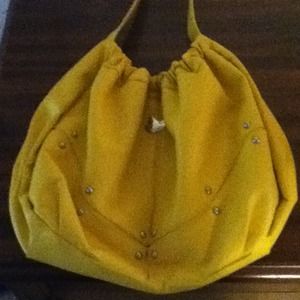 Canary yellow purse