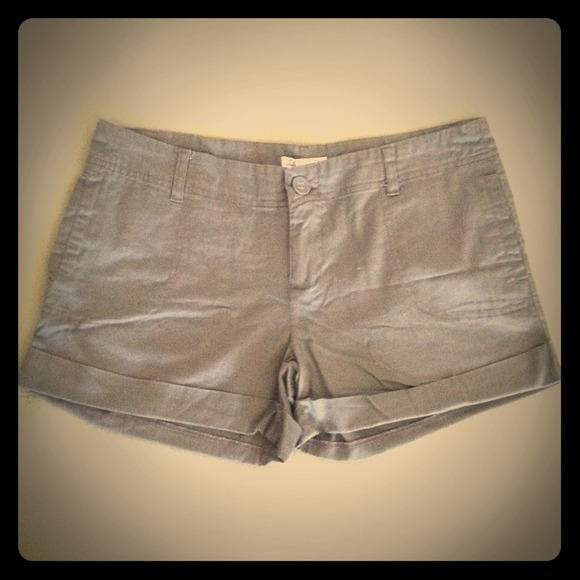 Army green shorts