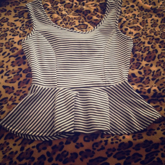 Black and white with bow in the back🎀