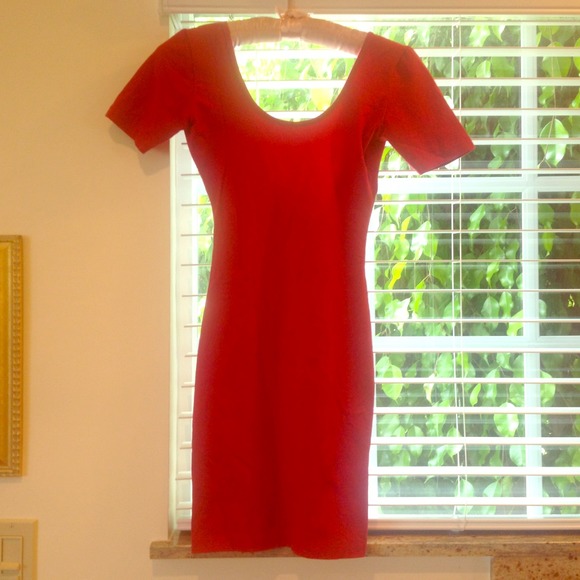 American Apparel Red Dress - Picture 1 of 2