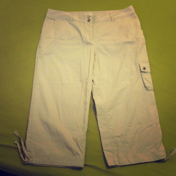 Tan capri pants!