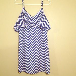 Supper Fun Chevron Dress