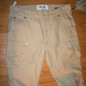 Beige miss me cargo pants