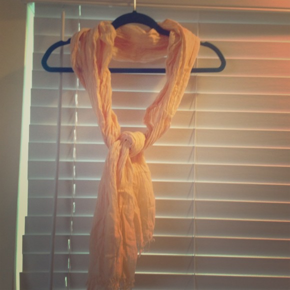 Coral Colored Scarf