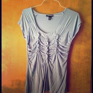 Cable & Gauge short sleeve blouse