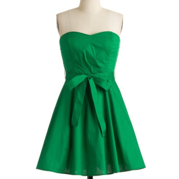 SOLD!  Modcloth Zest is More Dress in Green