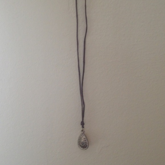 Brown String Necklace - Picture 2 of 3