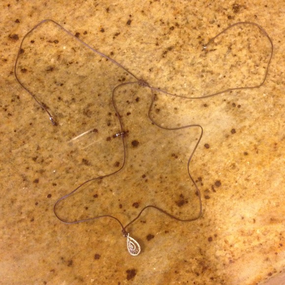 Brown String Necklace - Picture 3 of 3