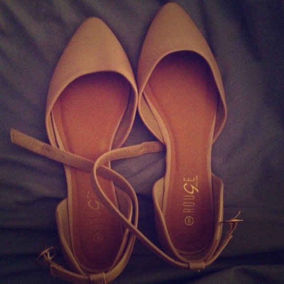 ❎Traded❎Powder link cute flats