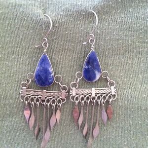 Blue earrings