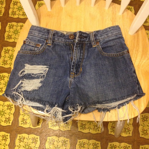 Jean high waisted shorts
