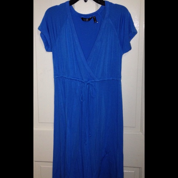 Blue loose fitting dress