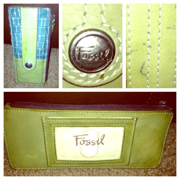 Leather Fossil Credit Card Wallet!