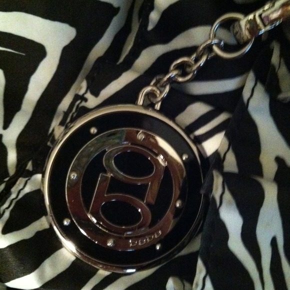 Bebe Zebra Ruffle Handbag - Picture 4 of 4