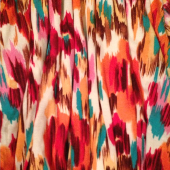 Strapless Patterned Sun Dress NWOT - Picture 3 of 3