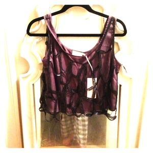 Layered sequent crop top. PRICE REDUCTION !!