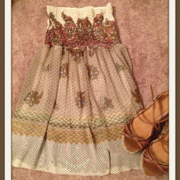 Strapless Sun Dress - Picture 1 of 3