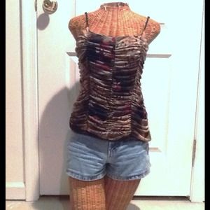 Ruffled Spaghetti Strap top