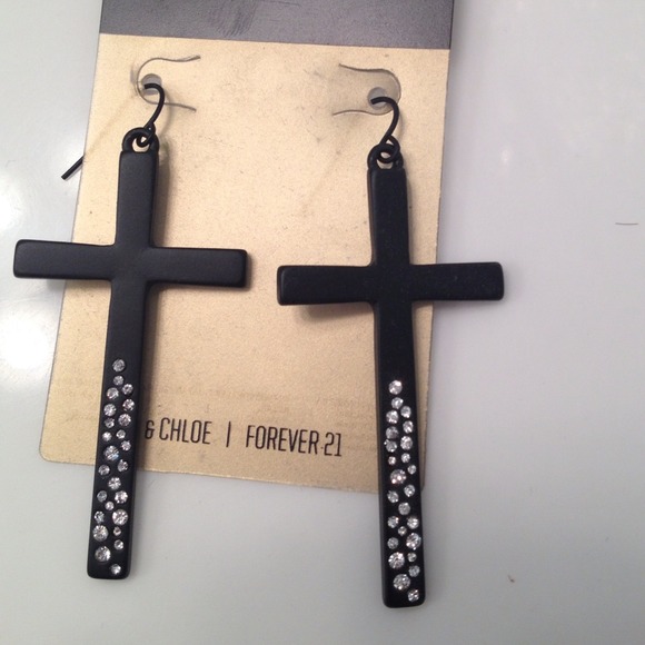 Black Cross Earrings Forever 21 2025
