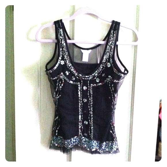 Sequinned top ONLY WORN ONCE