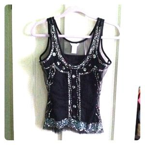 Sequinned top ONLY WORN ONCE