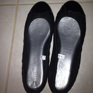 Merona black flats!