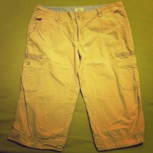 Tan capri pants!