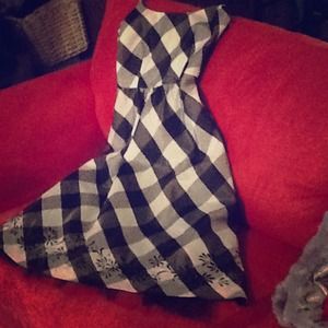 Black and white dress