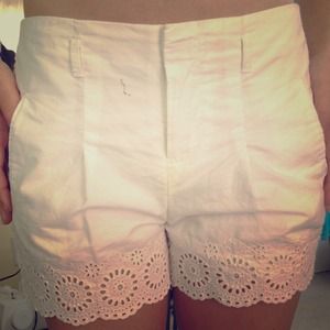 Scalloped shorts