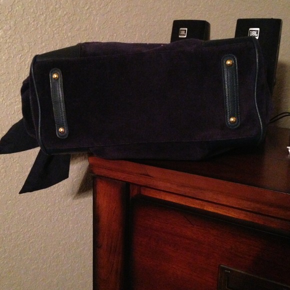 Navy & pink Juicy Couture purse - Picture 2 of 4