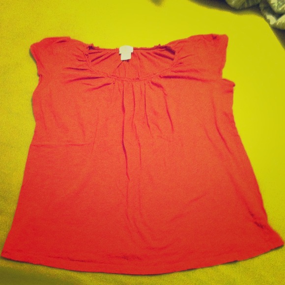 Red maternity shirt!