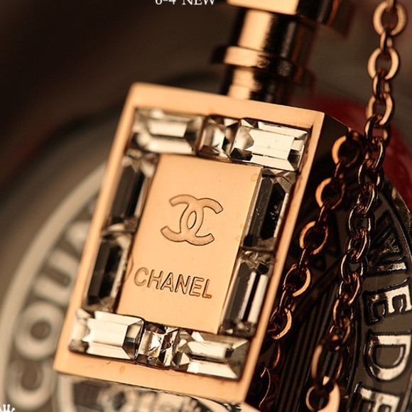 Perfume Bottle Necklace